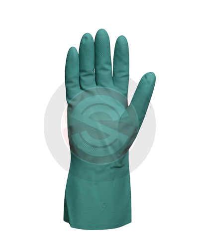 GUANTE ACRILO NITRILO FLOCADO-VERDE-DPS