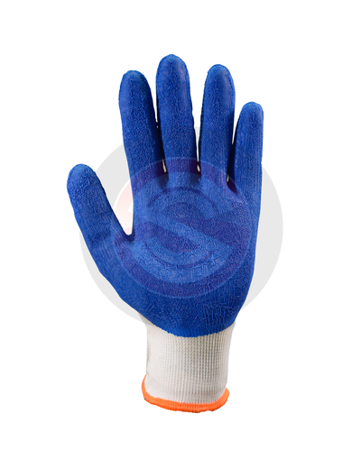 GUANTE S/COSTURA BLANCO RECUBIERTO EN LÁTEX RUGOSO-DPS