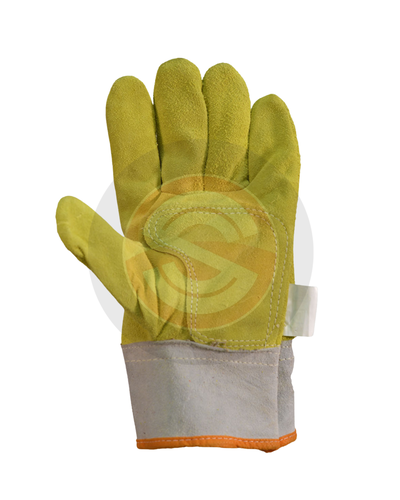 GUANTE AMERICANO/ VAQUETA AMARILLA/ PUÑO CORTO