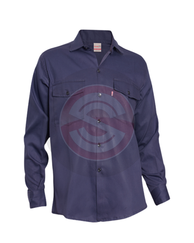 CAMISA DE TRABAJO-GRAFA-AZUL