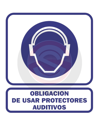 CARTEL OBLIGACION DE USAR PROTECTORES AUDITIVOS 