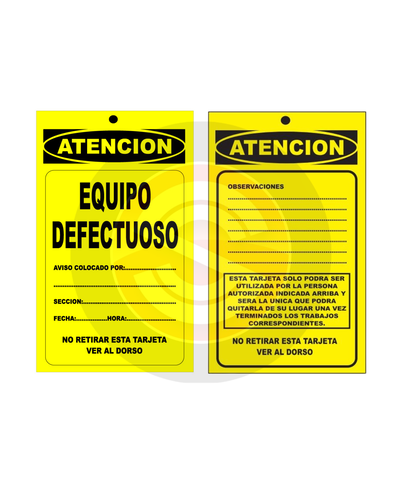 TARJETA DOBLE FAZ EQUIPO DEFECTUOSO