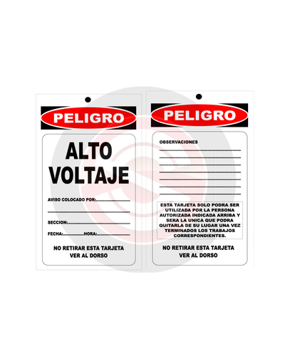 TARJETA DOBLE FAZ ALTO VOLTAJE