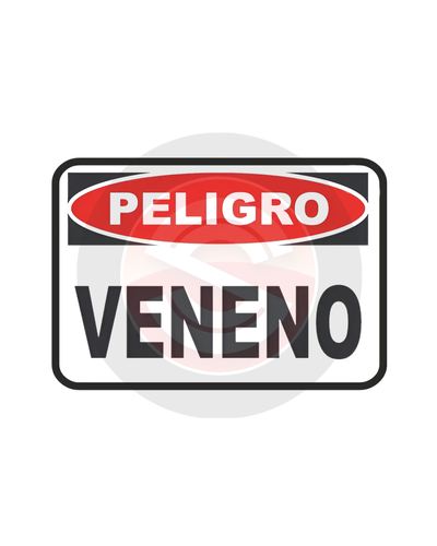 CARTEL PELIGRO VENENO