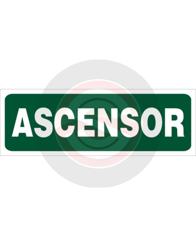 CARTEL ASCENSOR 