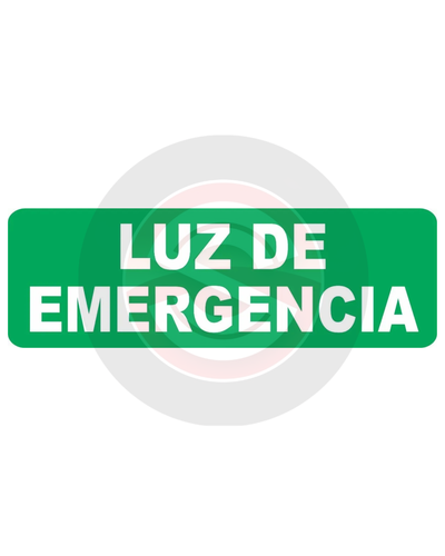 CARTEL LUZ DE EMERGENCIA