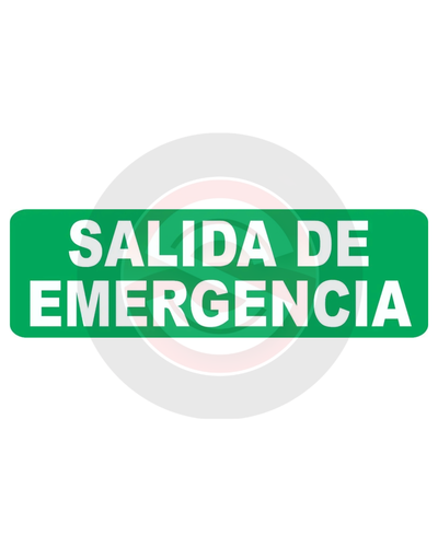 CARTEL SALIDA DE EMERGENCIA