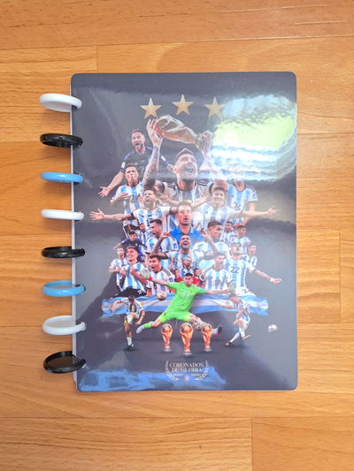 Cuaderno A5 con sistema de disco "Argentina"