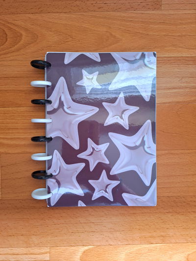 Cuaderno A5 con sistema de disco "Estrellas"