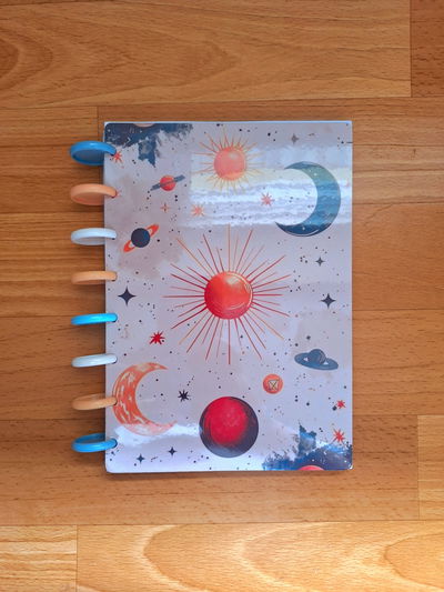 Cuaderno A5 con sistema de disco "Espacio"