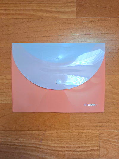 Sobre A5 con Doble Compartimiento "Coral"