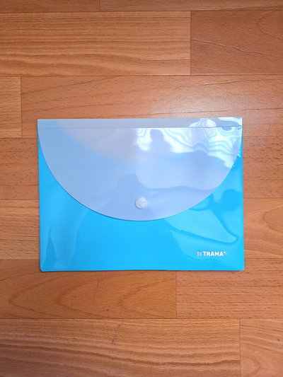 Sobre A5 con Doble Compartimiento "Celeste"