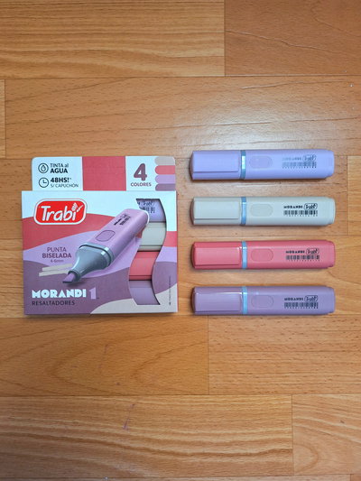 Resaltadores Trabi "Morandi 1" x4