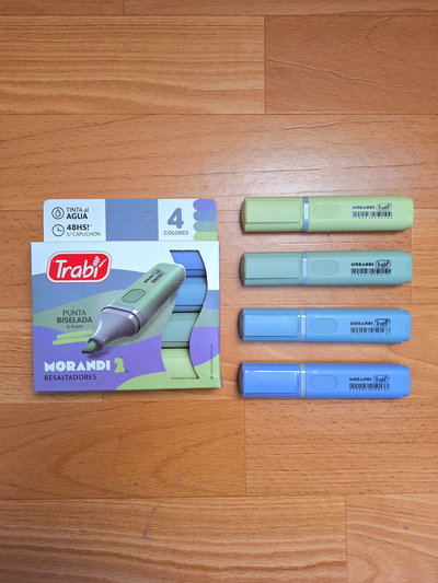 Resaltadores Trabi "Morandi 2" x4