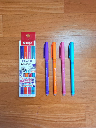 Biromes Borrables de Colores Filgo