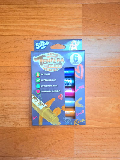 Temperas Sólidas Metálica "Sifap" 
