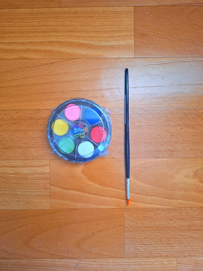 Combo 12 acuarelas "Sifap" + Pincel