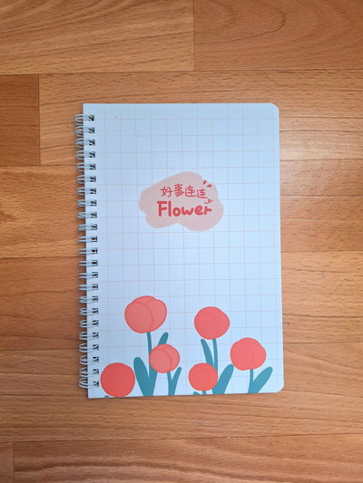 Cuaderno A5 "Red Flower" 