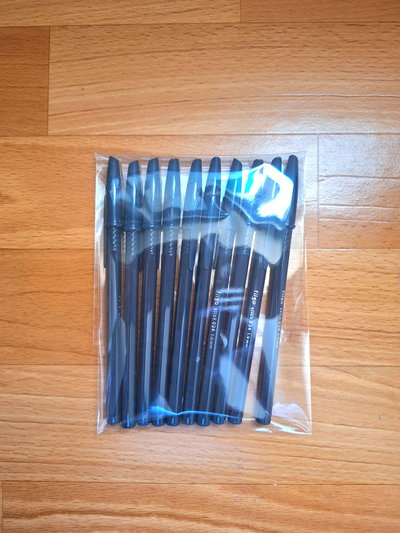 Pack x10 Biromes Filgo Stick 1.0 mm "Tinta Negra"