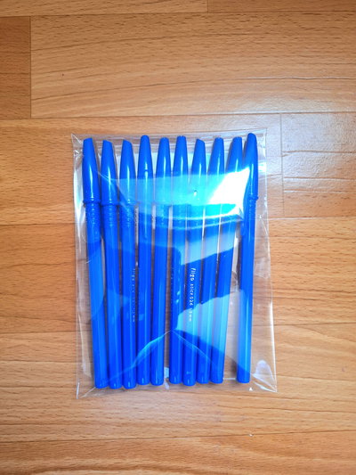 Pack x10 Biromes Filgo Stick 1.0 mm "Tinta Azul"
