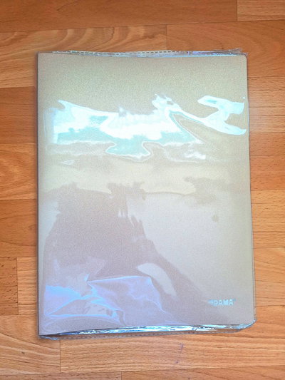 Carpeta A4 con Brillos x20 Folios "Dorado"