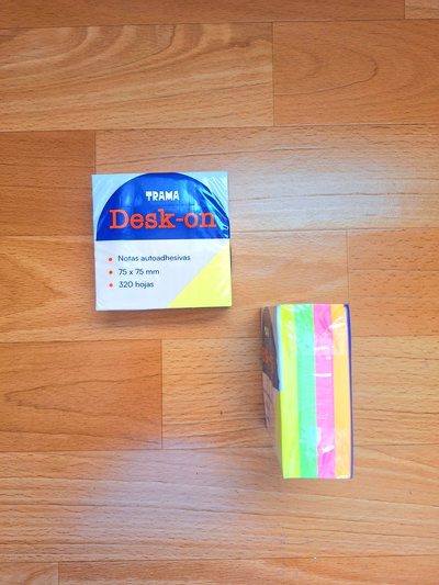 Notas Adhesivas Flúor "Trama" 320 hojas x1