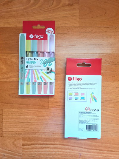 *NUEVO* Resaltadores Filgo "Garden" x1
