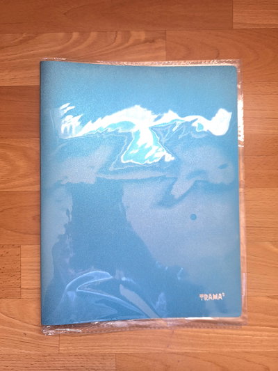 Carpeta A4 con Brillos x20 Folios "Celeste"