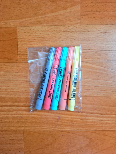 Resaltadores Trabi Mini "Pasteles" x5