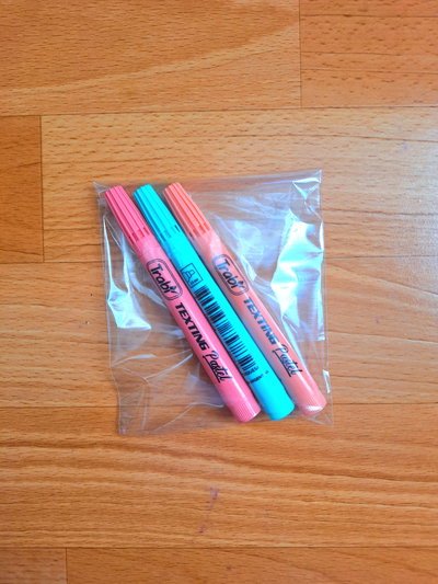 Resaltadores Trabi Mini "Pasteles" x3