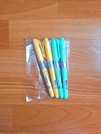 Resaltadores Filgo "Pasteles" x4