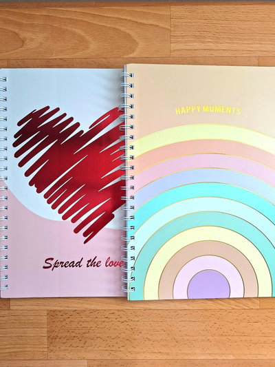 Combo x2 Cuadernos A4 Tapa Semi-rigida Rayado "Modelo 2"