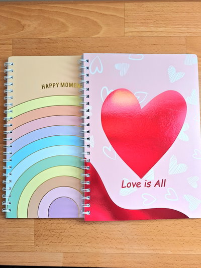 Combo x2 Cuadernos A4 Tapa Semi-rigida Rayado "Modelo 1"