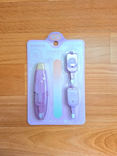 Corrector en Cinta + 2 Repuestos "Violeta"