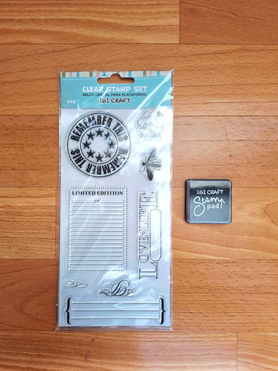 Sello Siliconado Cristal "Ibi Craft" + Almohadilla 