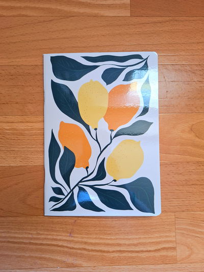 Libreta A5 Rayada "Limones"