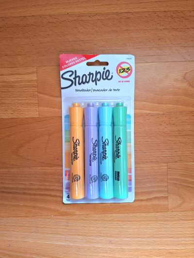 Resaltador Sharpie "Pastel" x4