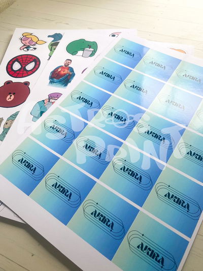 Plancha de Stickers A4 – Sin Cortar