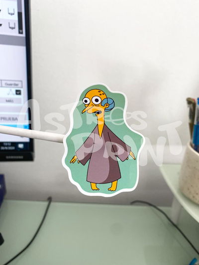 Stickers PVC/vinilo blanco