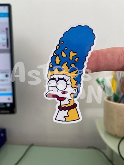 Stickers PVC/vinilo blanco