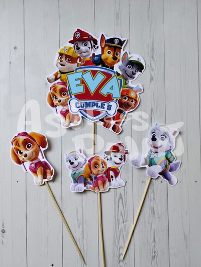 Mini toppers para cupcakes