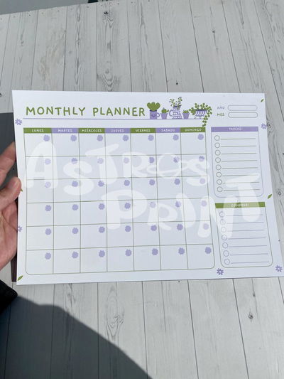 Planner Pizarra Imantado grande (20x30cm)