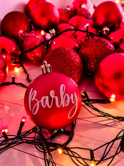 Esferas navideñas personalizadas
