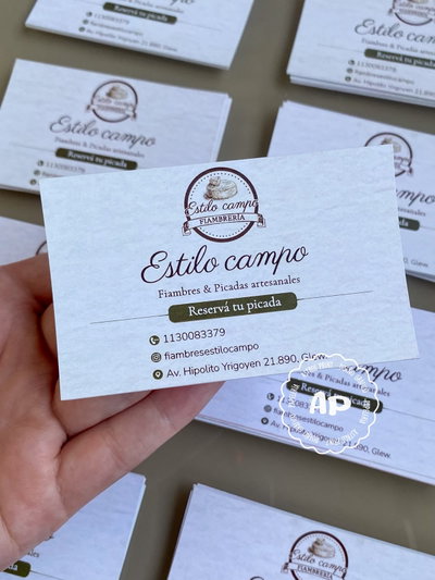 Tarjetas de presentación