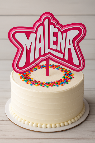 Topper para torta 