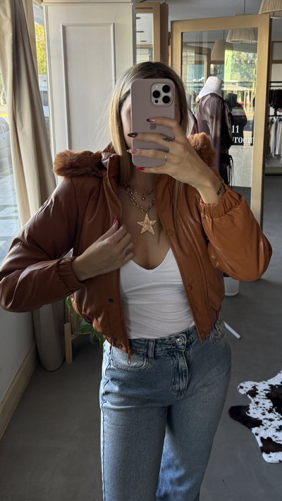 CAMPERA MISTY - MARRON