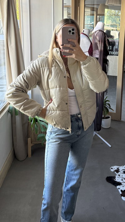 CAMPERA SELINA - CREMA