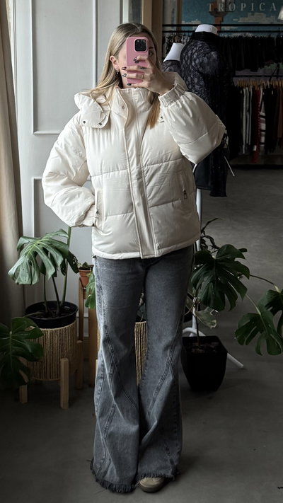 PUFFER ZAYNE - CREMA
