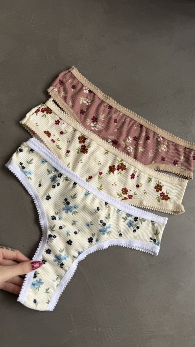 PACK X2 - COLALESS MORLEY ESTAMPADA