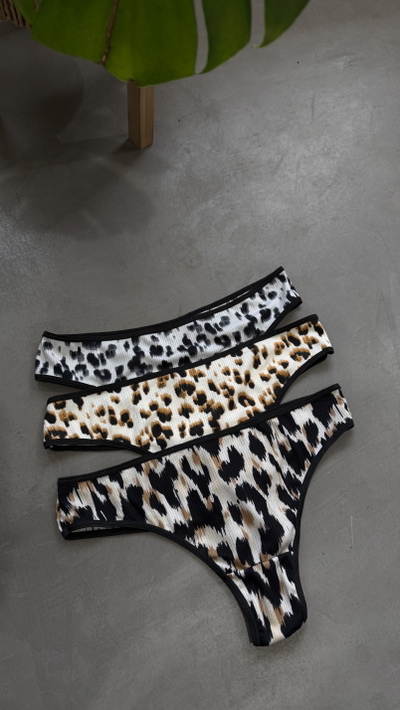 PACK X2 - COLALESS MORLEY ESTAMPADA